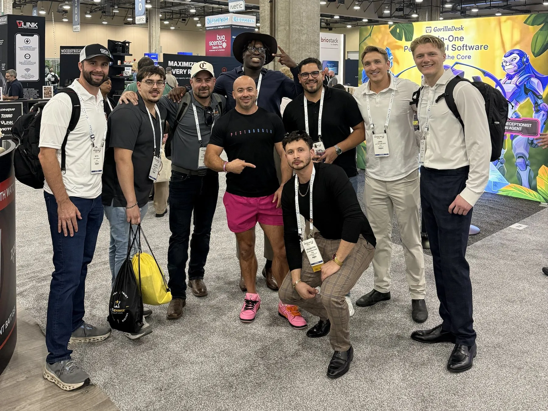 The PCM group together on the PestWorld 2026 show floor