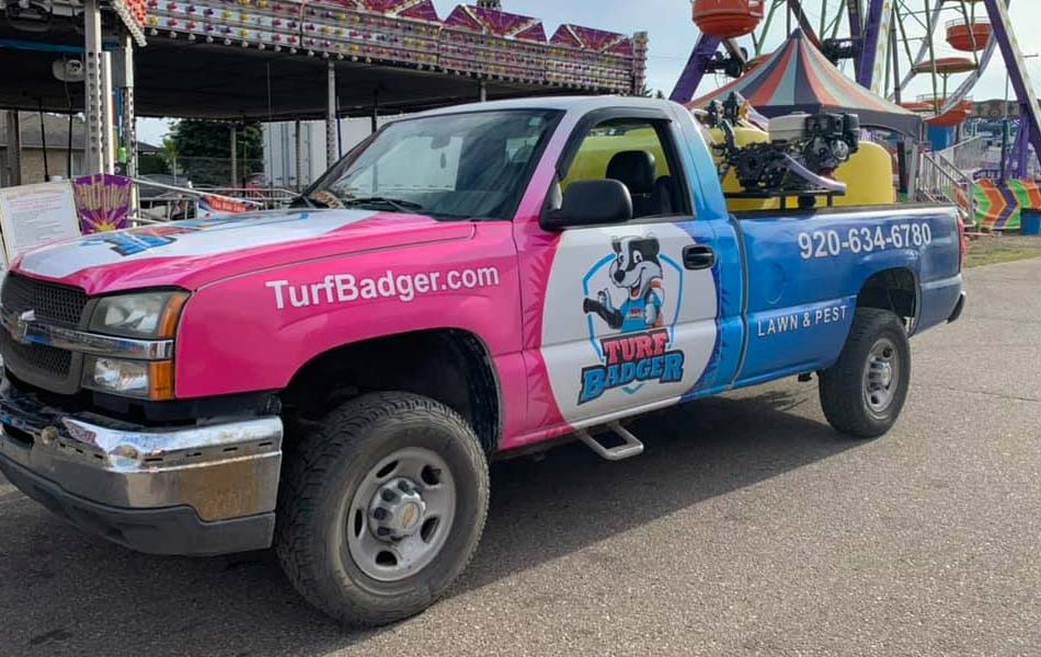 Turf Badger pest control truck