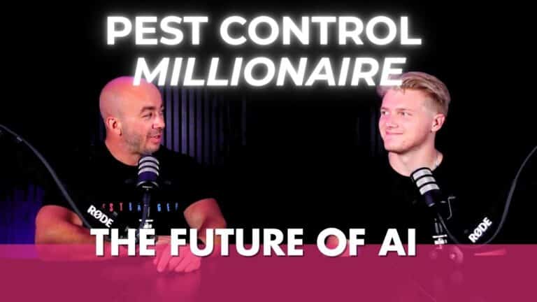 Pest Control Millionaire podcast thumbnail featuring guest Dan Leibrandt, on winning at SEO in the age of AI search